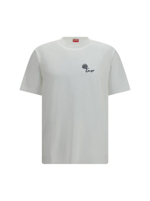 KENZO Kenzo Men Kenzo Tulip Embroidered Cotton T-Shirt