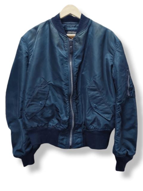 Other Designers Alpha Industries × Vintage - Faded Thrashed Alpha Industries Bomber Jacket
