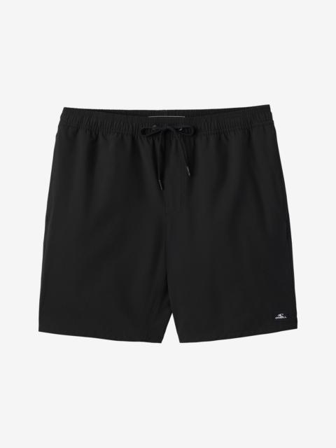O'Neill Lennox Hermosa Solid Volley 17" Swim Trunks