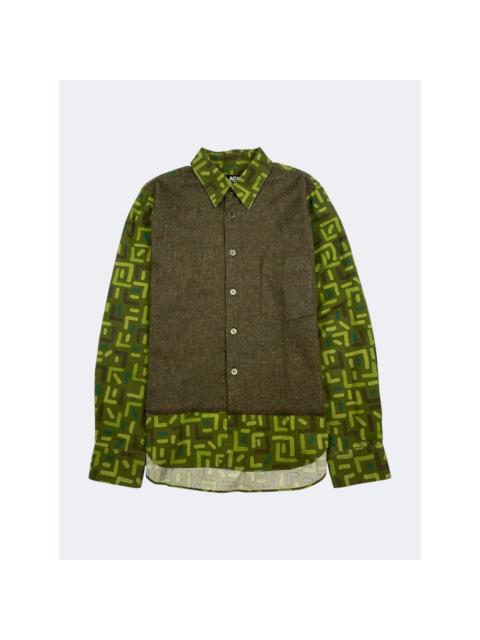 Other Designers Comme des Garcons Black - 2014 Geometric Print Long Sleeves Shirt