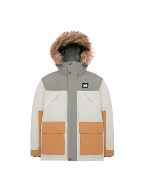 New Balance New Balance x Tyakasha Color Block Jacket 'Grey White Orange' NPA4N413-BEI