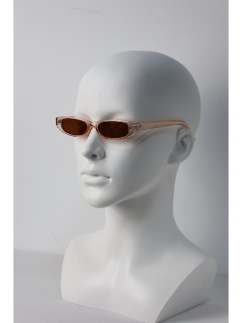 Other Designers Japanese Brand - Y2k Avant Garde Futuristic Rectangle Champagne Sunglasses OS