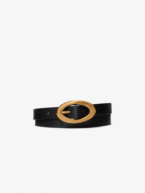 MICHAEL KORS Leather Belt