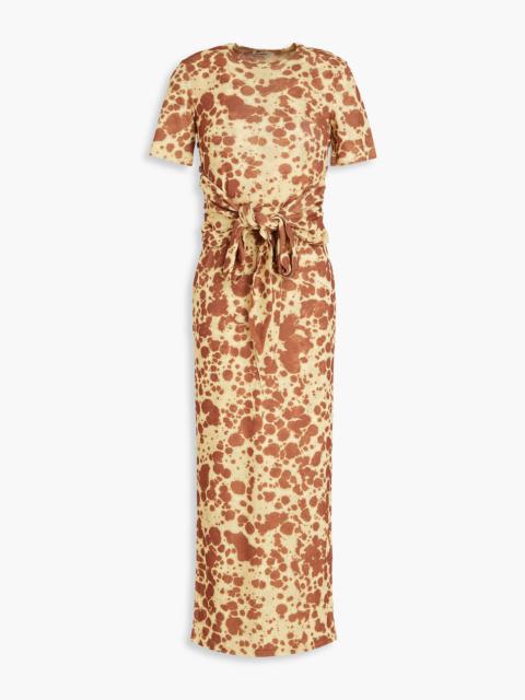 Nanushka Printed jersey midi dress
