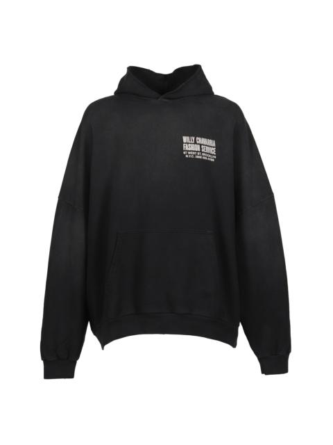 WILLY CHAVARRIA FASHION SERVICES HOOLIGAN HOODIE / BLK