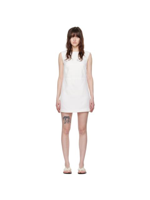 Loulou de Saison White Hoya Minidress