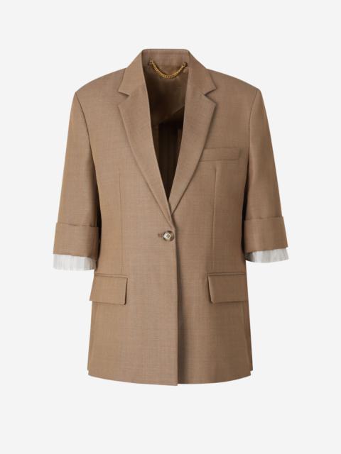 Victoria Beckham PLAIN WOOL BLAZER