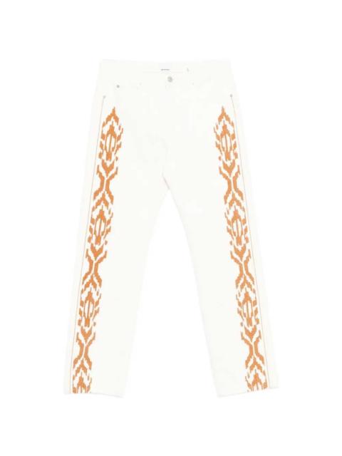 Isabel Marant Marant Men Lewys Jeans With Embroidery