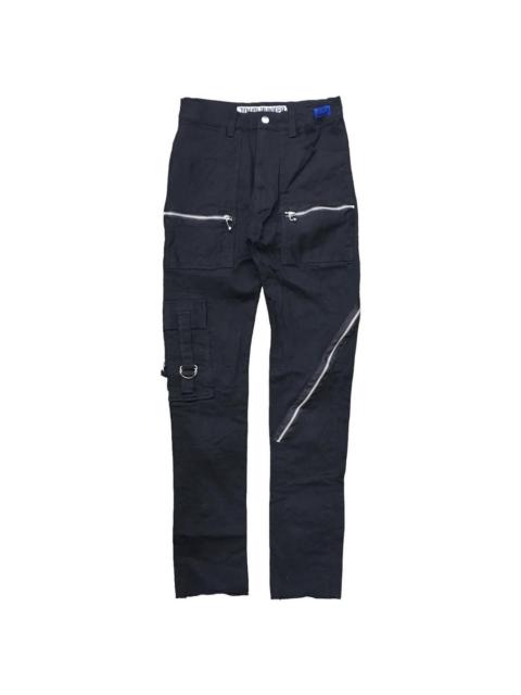 Japanese Brand - Tokyo Punker Multi Zipper Cargo Jeans