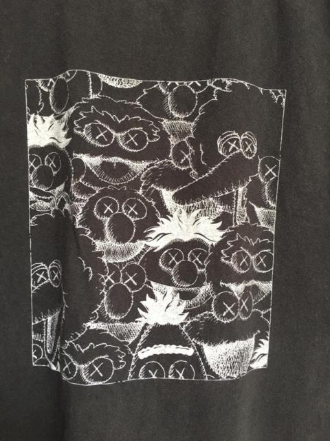 Other Designers VINTAGE KAWS SESAME STREET X UNIQLO BLACK SHIRT