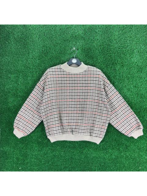 Other Designers Vintage - Vintage Wool Sweater Baggy Houndstooth by Spray Premium