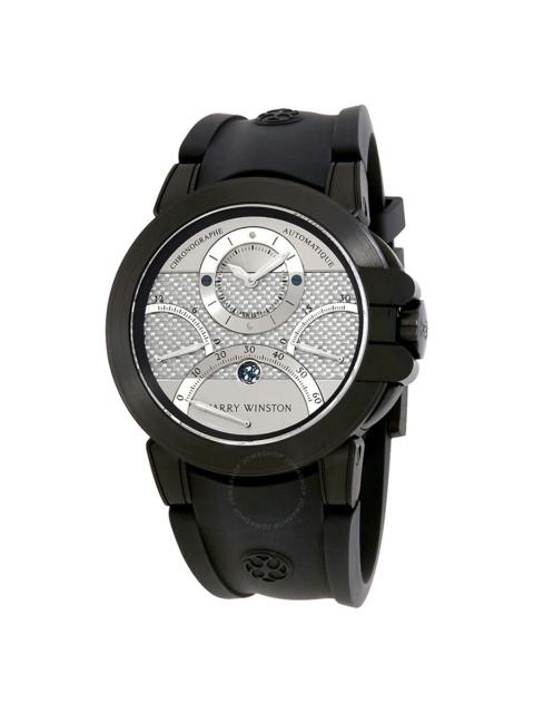 Other Designers Harry Winston Ocean Triple Retrograde Chronograph Automatic Silver Dial Men's Watch OCEACT44ZZ006