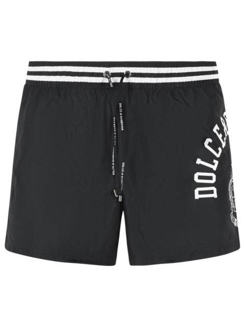 Dolce & Gabbana Dolce & Gabbana Black Polyester Swimsuit Men