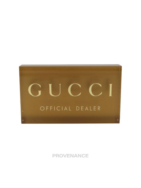 GUCCI Gucci Official Dealer Retail Store Sign