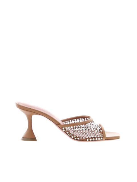 Amina Muaddi Amina Muaddi – Lupita Crystal 70 – Latte