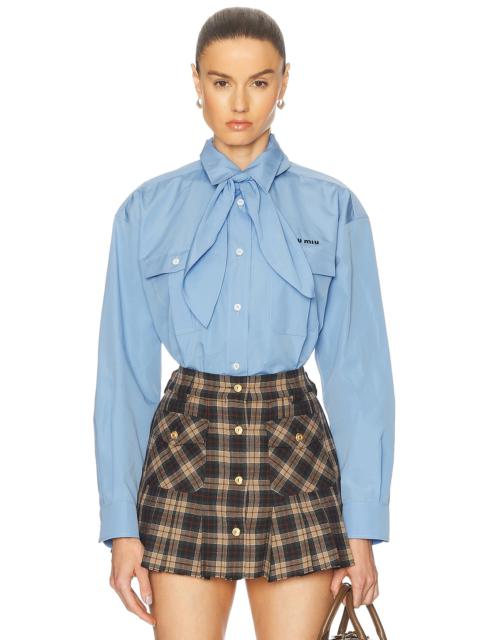 Miu Miu Button Up Top