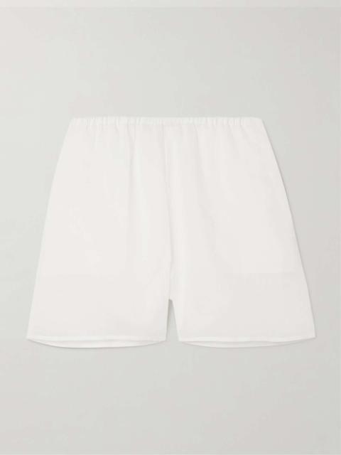 Ramie shorts White