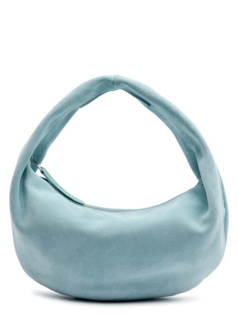 Olivia medium suede top handle bag