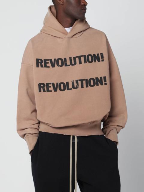 Fear of God Sand-colored Revolution! hoodie