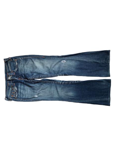 Other Designers True Religion Joey low rise spiral cut flared jeans