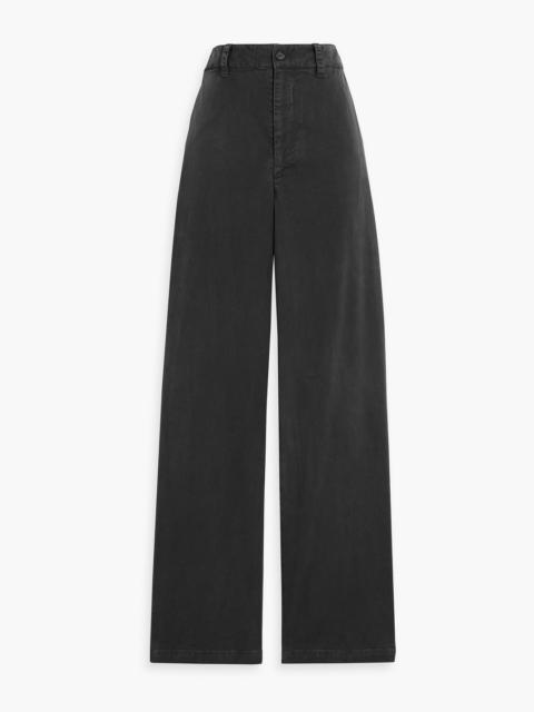 NILI LOTAN Elliot stretch-cotton twill straight-leg pants