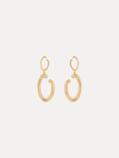 Oscar de la Renta O DROP EARRINGS