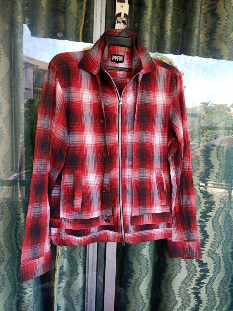 Other Designers Seditionaries - PPFM bondage Tartan zipper shirt