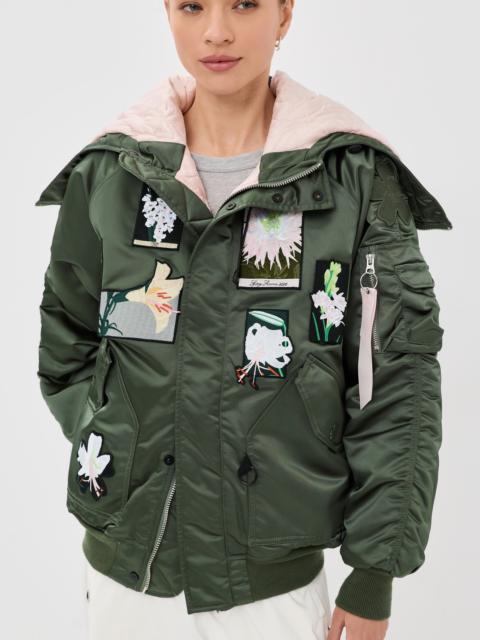 CECILIE BAHNSEN Cecilie Bahnsen x Alpha Industries Vintage Green Jacket