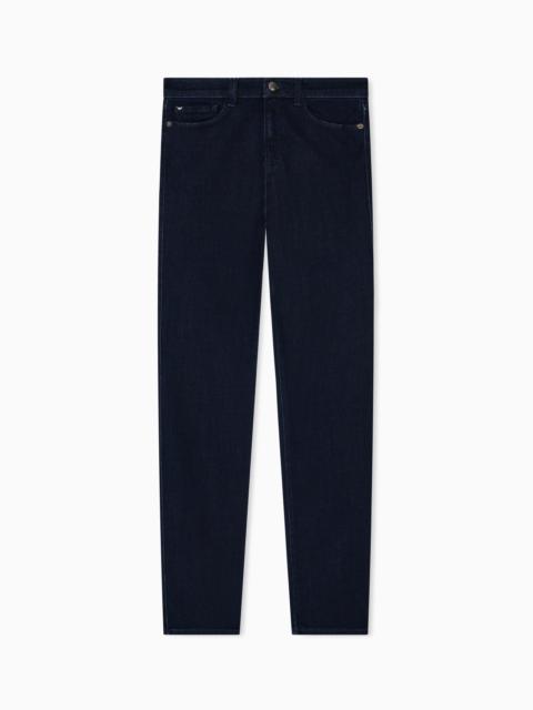 EMPORIO ARMANI J20 high-waisted super skinny leg jeans in Lyocell denim