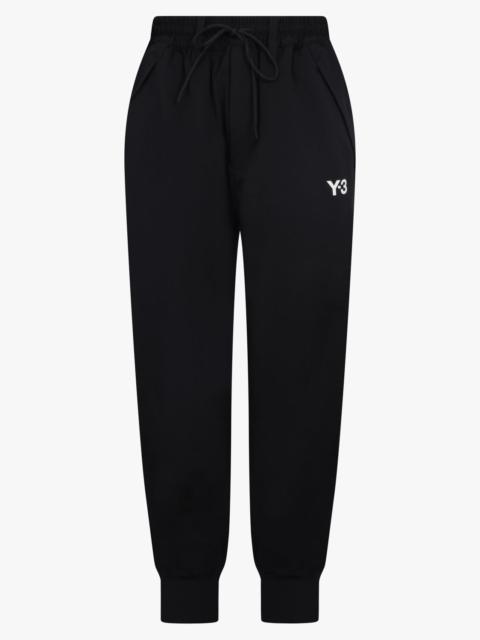 Y-3 3 STRIPES CUFFED TRACK PANT | BLACK/WHITE