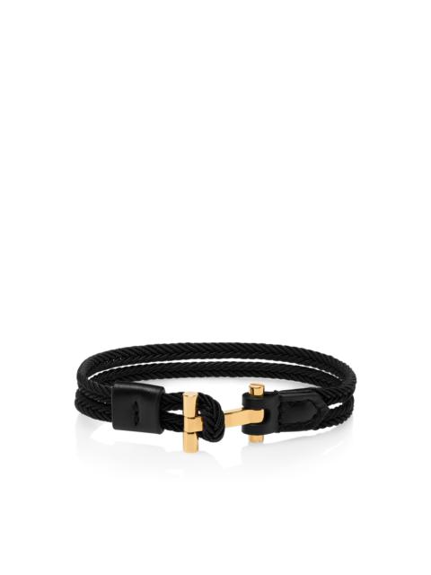 TOM FORD BRAIDED NYLON BRACELET