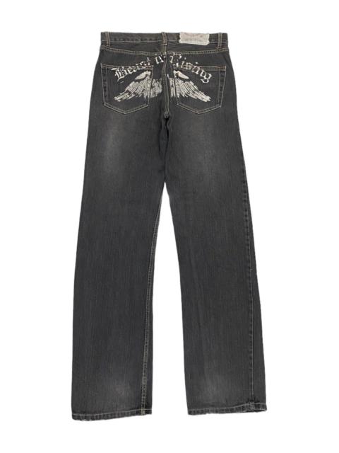 Other Designers Vintage - RARE DISTRESSED ANTFUI JEANS RIPPED DENIM JEANS