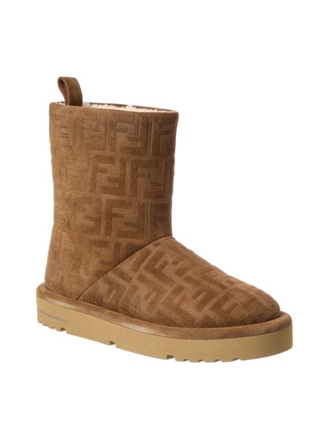 FENDI FENDI Apres Chic FF Suede Boot