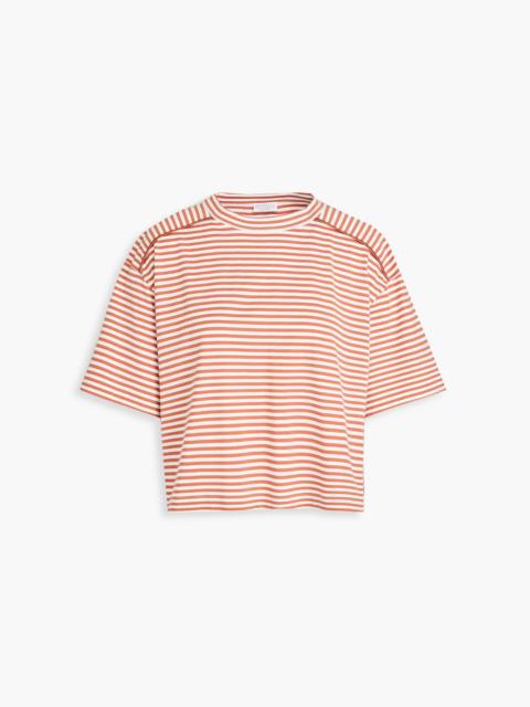 Brunello Cucinelli Striped cotton-jersey T-shirt