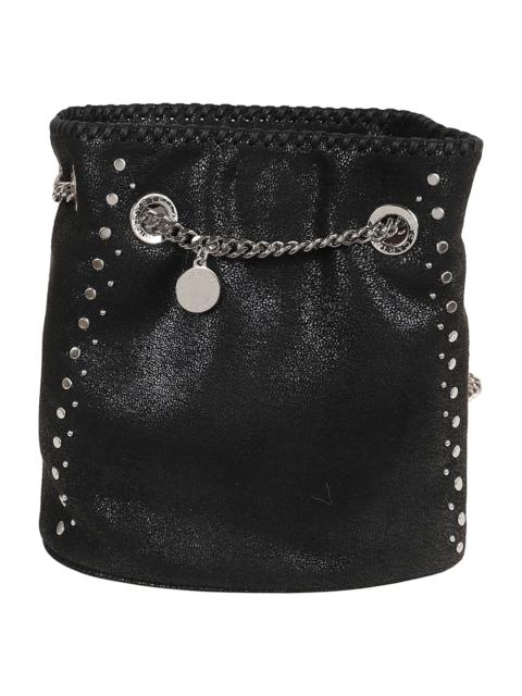Stella McCartney Falabella Logo Charm Studded Bucket Bag