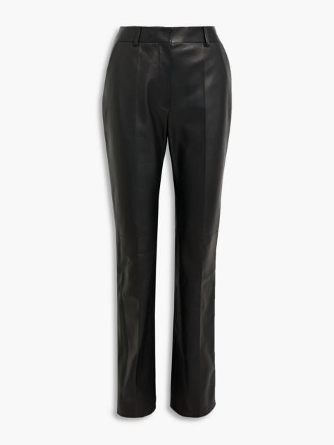 Other Designers Mick leather straight-leg pants