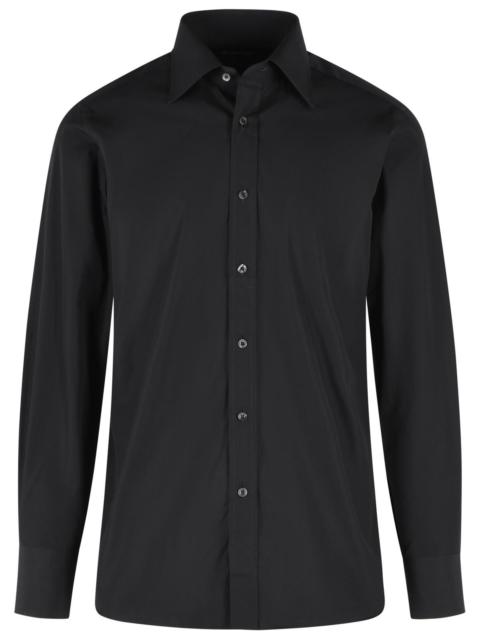 TOM FORD Tom Ford 'Slim' Black Cotton Shirt Men