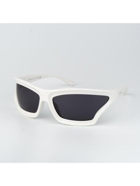 Loewe Loewe Women Sunglasses White Grey Wraparound LW40143U 25A NEW AUTHENTIC