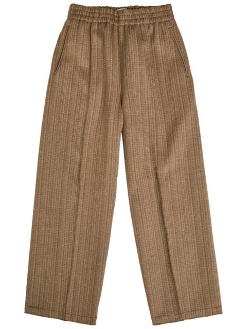 AMI Paris Ami Paris Straight-leg Wool-blend Trousers