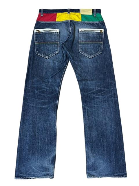 Other Designers SEND OFFER🔥JAPANESE BRAND RASTA COLOUR JEANS MADE IN JAPAN