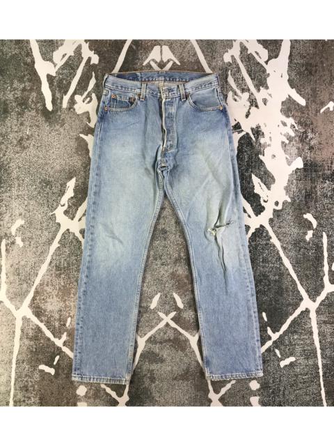 Other Designers Vintage - Vintage 90s Levis 501 Jeans Distressed Denim KJ2168