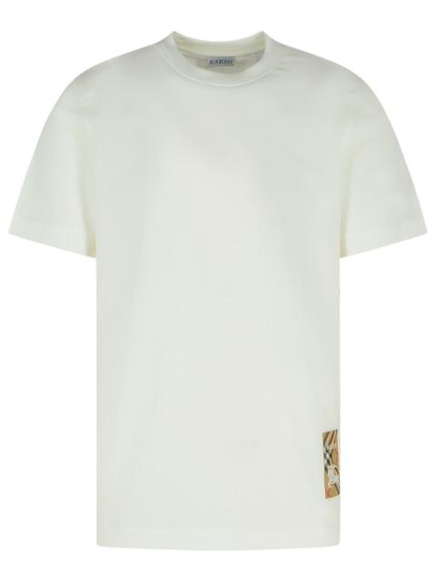 Burberry Burberry White Cotton T-Shirt Men
