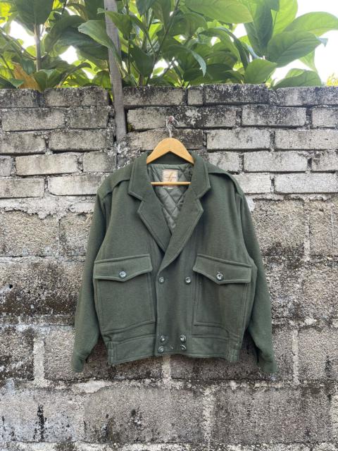 Other Designers JAPANESE STEEPLE CHASE WOOL JACKET INSPIRED ISSEY MIYAKE