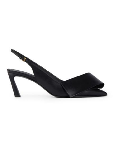 Givenchy GIVENCHY Black 65mm Ribbon Pumps New (Women's size:10;)
