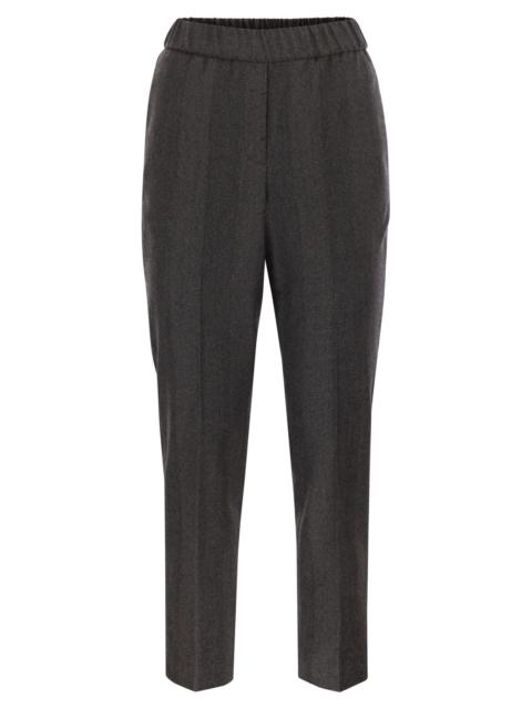 PESERICO Peserico Women Stretch Virgin Wool Trousers