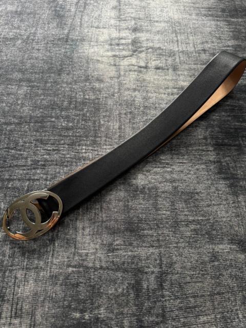 CHANEL Chanel Double C Black Belt
