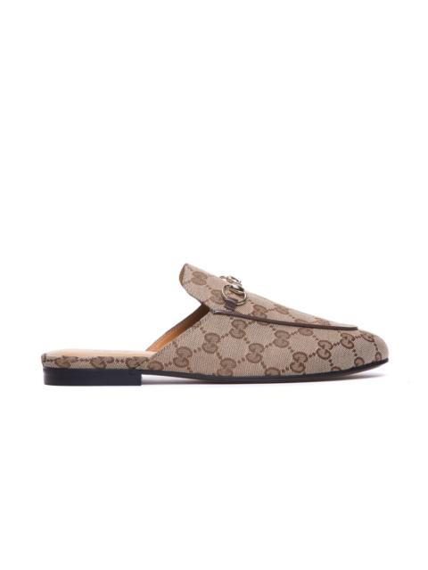 GUCCI Gucci Women Gg Logo Princetown Slippers