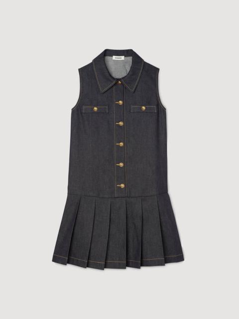 Sandro MINI DENIM DRESS
