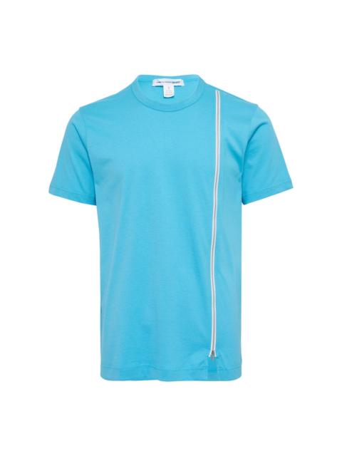 Comme des Garçons SHIRT Plain Jersey T-Shirt With Zipper