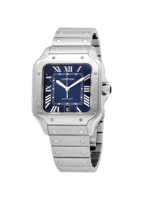 Cartier Cartier Santos De Cartier Large Model Blue Dial Men's Watch WSSA0030